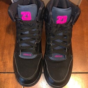 Air Jordan 1 Flight 4 - Black and purple. Size 8.5